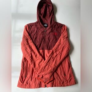 The North Face Burgundy Hooded Jacket